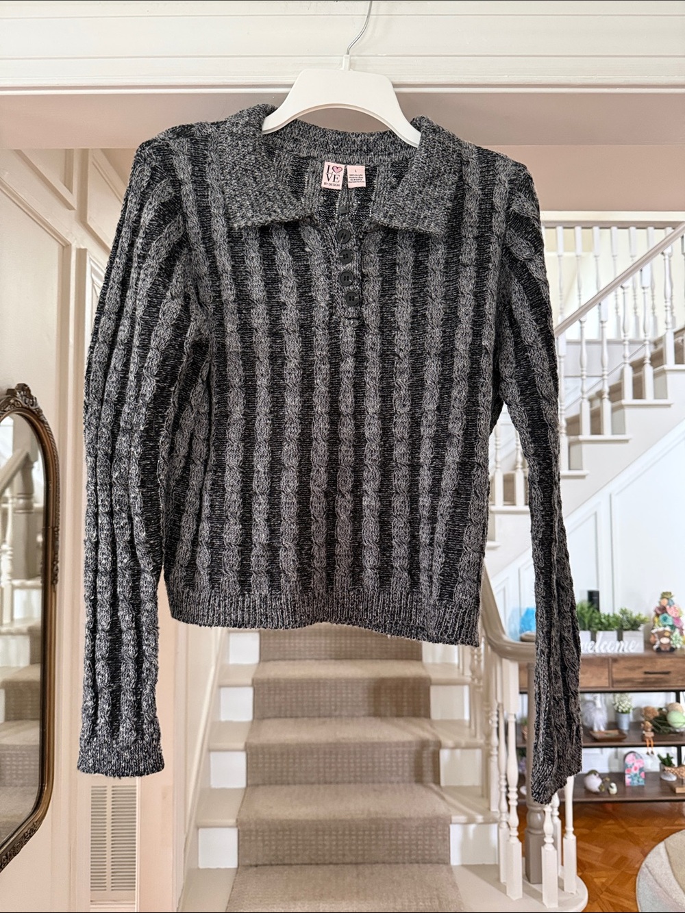 NWT Love By Design Polo Sweater